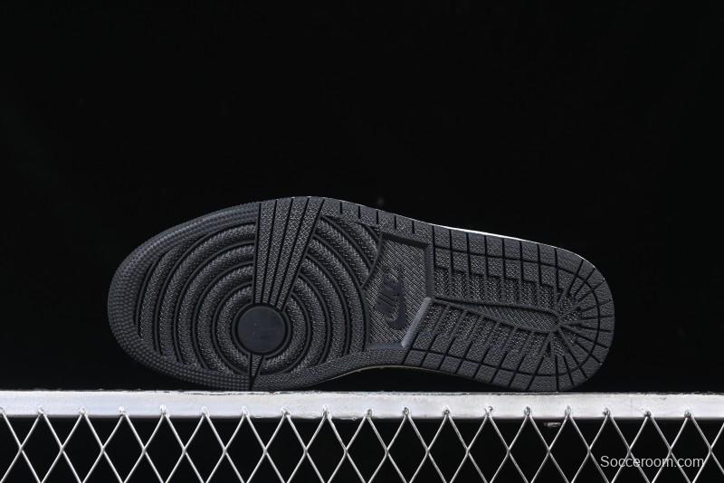 Nike Travis Scott x Fragment Design x Air Jordan 1 Low OG SP AJ1 Stussy Collaboration - Black Green - AG3702-805