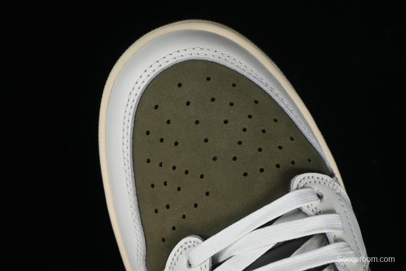 Nike Travis Scott x Air Jordan 1 Low OG AJ1 Reverse Swoosh Sneakers - DM7866-200