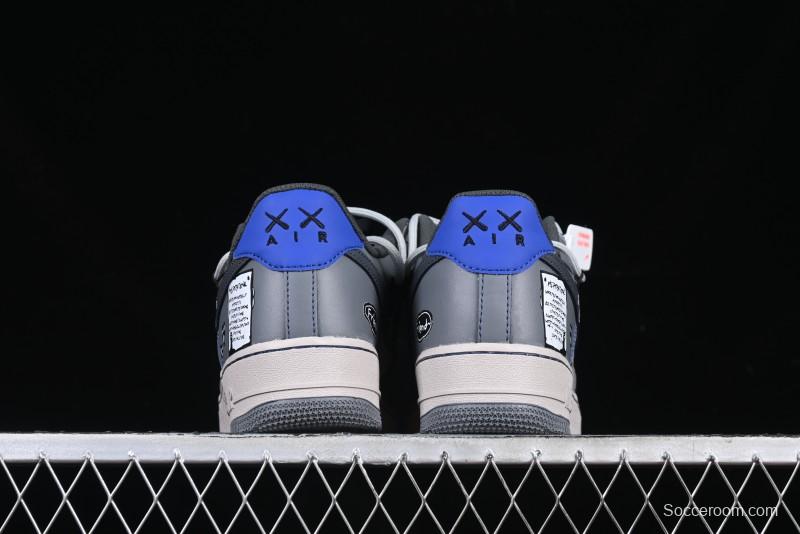 Nike Air Force 1 '07 Low British Blue Cat Casual Lace-Up Sneakers - KS6896-333