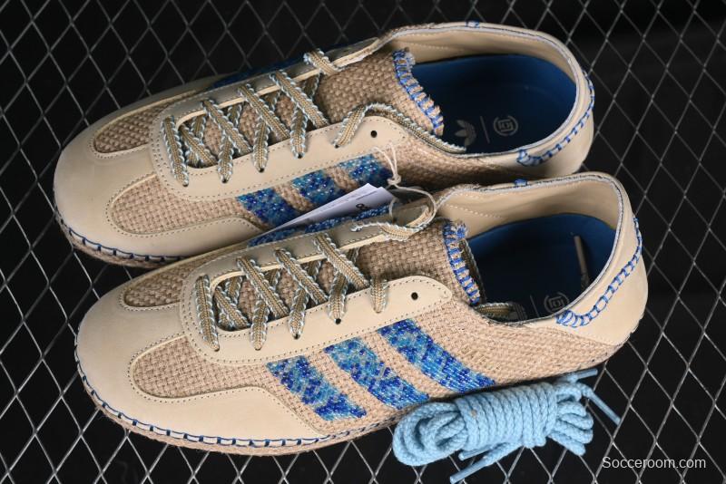 Adidas Clot x Originals Gazelle Indoor Retro Casual Slip-Resistant Wear-Resistant Low-Top Sneakers - IH3641