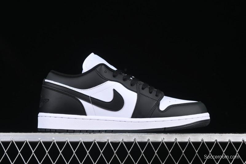 Nike Air Jordan 1 Low AJ1 Black White Panda Low Top Lifestyle Basketball Shoes - 553558-131