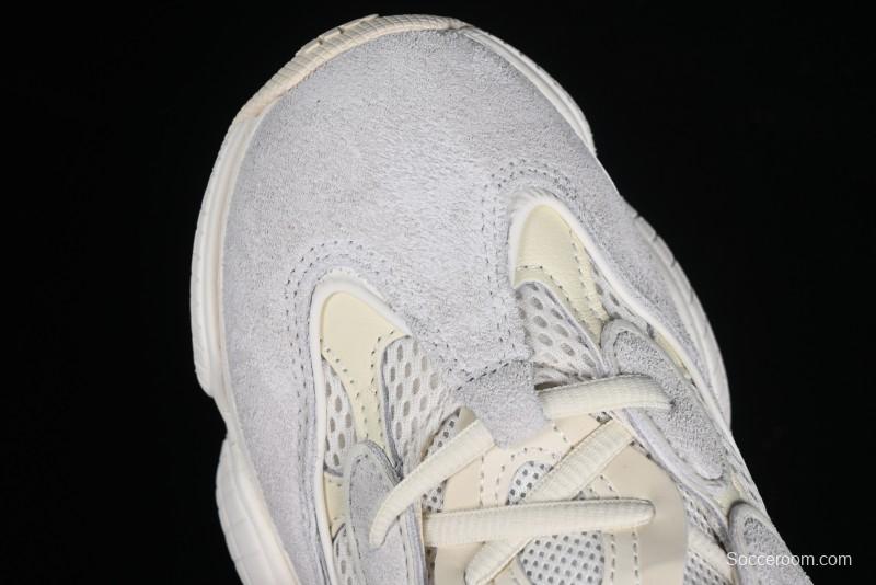 Adidas Yeezy 500 Bone White Casual Running Shoes - FV3573