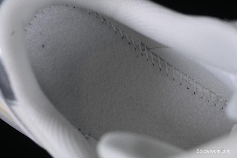 Choco Concert Leather Asymmetrical Fashion Sneakers Silver White - AJE5