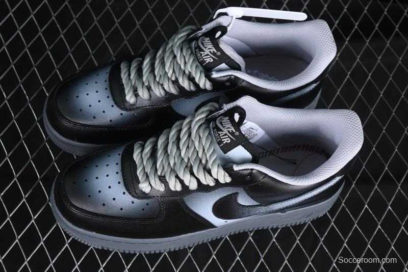 Nike Air Force 1 '07 Low Night Storm Custom Casual Sneakers for Autumn Winter - YD2425-101