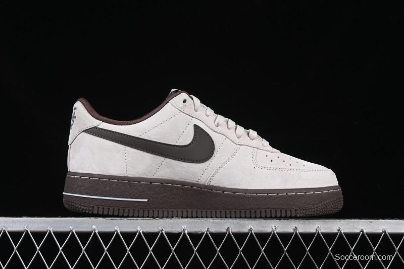 Nike Air Force 1 '07 Low Casual Sneakers with Full-Length Air Cushion - HQ3485-104