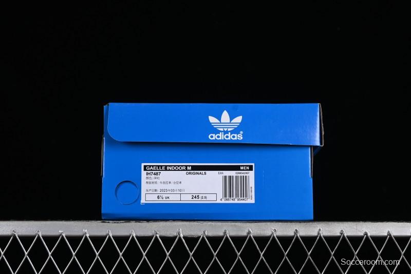 Adidas Originals Gazelle Indoor IH7487 Retro Casual Slip-Resistant Wear-Resistant Low-Top Skate Shoes