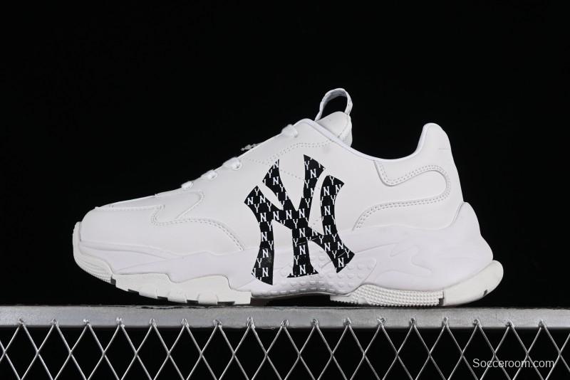 MLB Bigball Chunky Mono New York Yankees Thick Sole Casual Sneakers - 32SHCM01150W