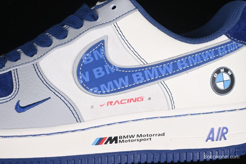 Nike Air Force 1 '07 Low BMW Collaboration Sky Blue White Low-Top Casual Sneakers - DM6688-017