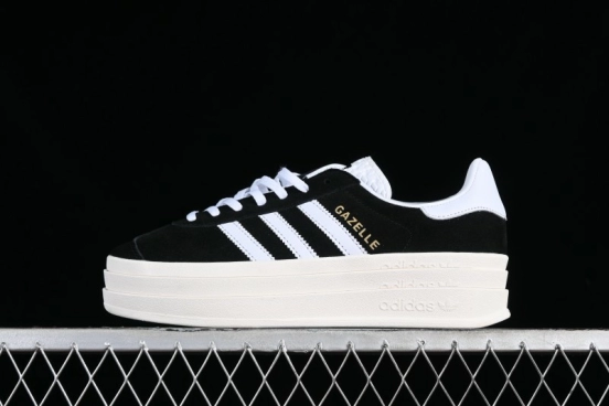 Adidas Originals Gazelle Bold HQ6912 Low-Top Sneakers with Thick Sole for Casual Wear, Non-Slip and Durable - HQ6912