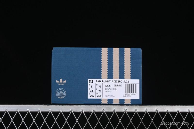 Adidas Bad Bunny Adizero SL 72 Comfortable Low-Top Casual Sneakers - JQ8757