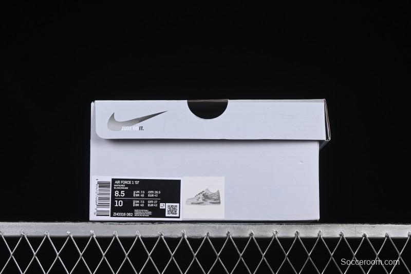 Nike Air Force 1 '07 Low Casual Sneakers with Chinese Ink Painting Design - ZH0316-062