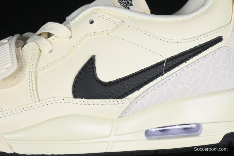 Nike Air Jordan Legacy AJ312 Low Top Sneakers with Velcro Strap and Triple Design - HV1807-101