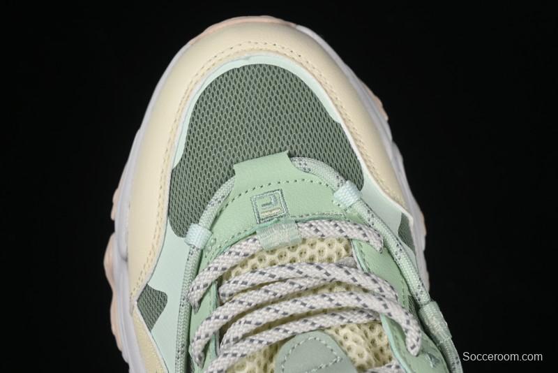 Fila Fusion Retro Mars Running Shoes with Lace-Up Design and Cushioned Sole - F12W422103FMB
