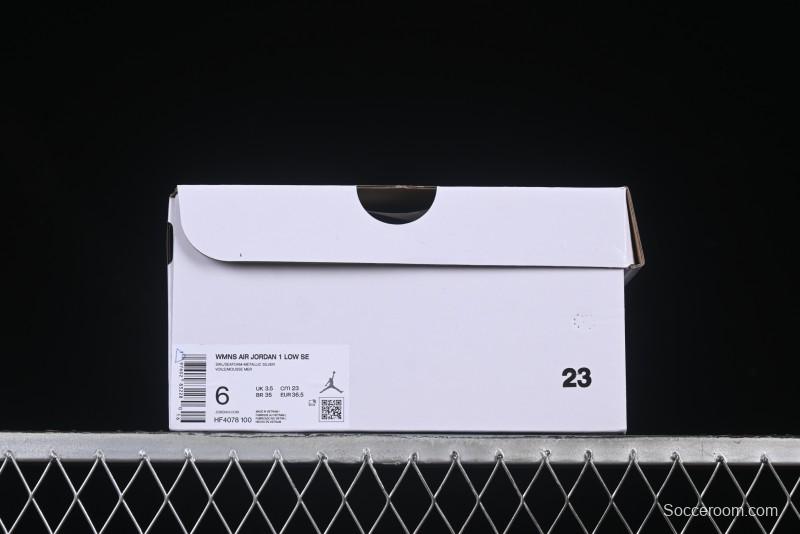 Nike Air Jordan 1 Low AJ1 Amber Green Low-Top Casual Sneakers - HF4078-100