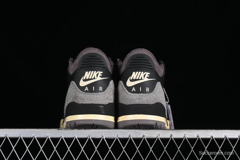 Nike A Ma Maniere x Air Jordan 3 Retro Black Sneakers - FZ4811-001