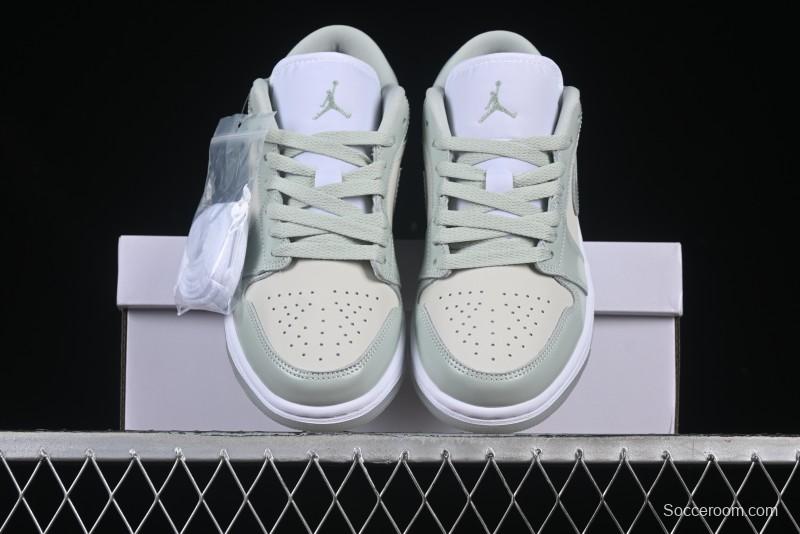 Nike Air Jordan 1 Low AJ1 Amber Green Low-Top Casual Sneakers - HF4078-100