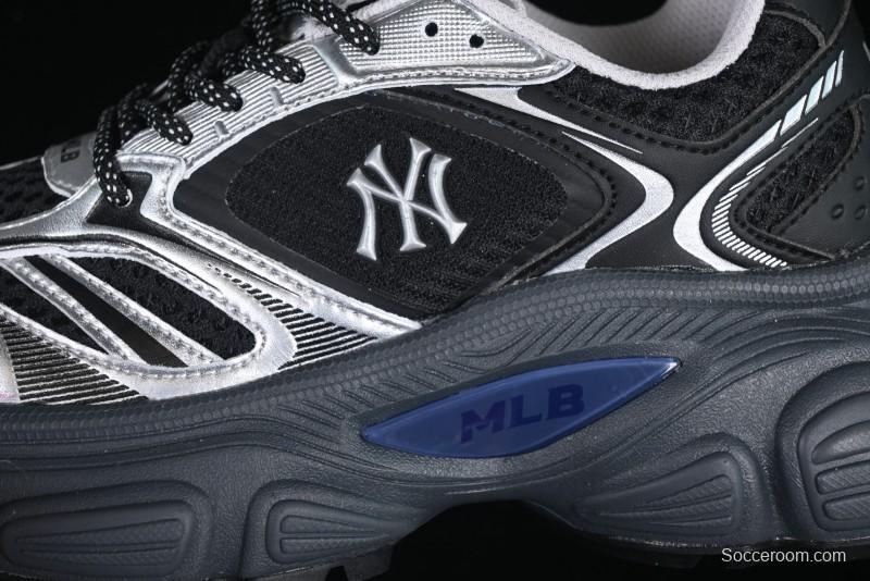 New York Yankees MLB Winner Chunky Height Increasing Thick Sole Running Shoes - 3ASHWD15N50BKS