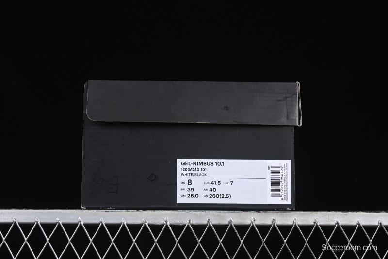 Asics Gel-Nimbus 10.1 Retro Breathable Casual Shoes with Cushioning for Men - 1203A780-101