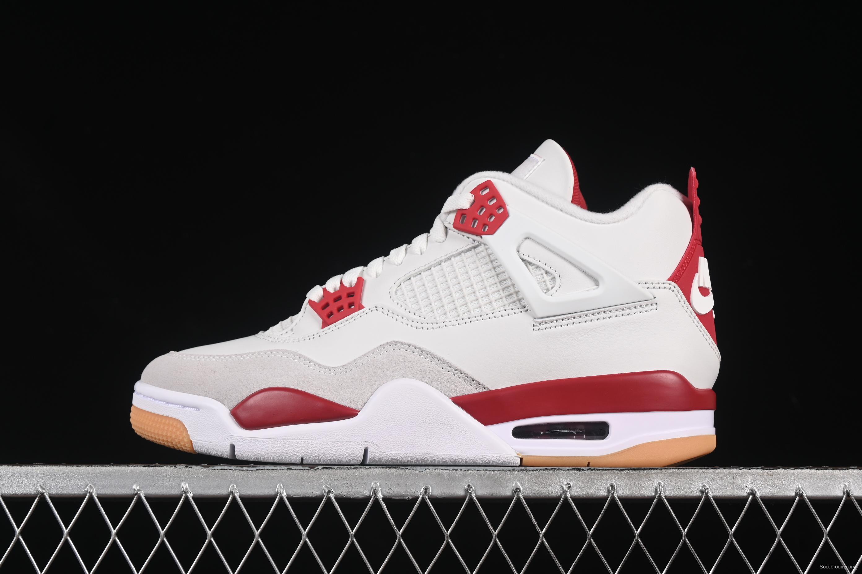 Nike SB x Air Jordan 4 OG "Varsity Red" Retro Basketball Shoes - DR5415-106