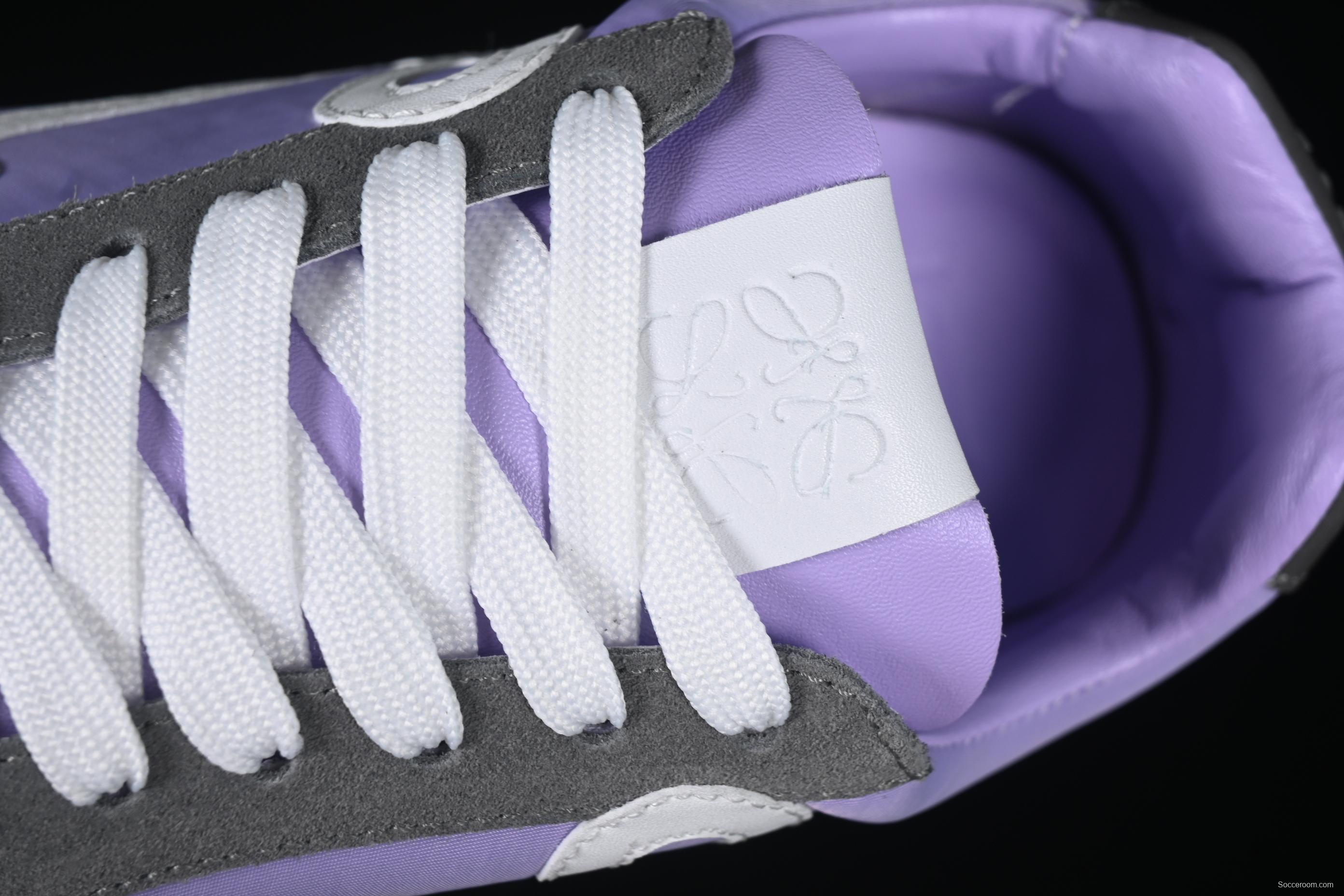 Loewe Ballet Runner 2.0 Sneakers Retro Style Lightweight Casual Shoes - PURPLE