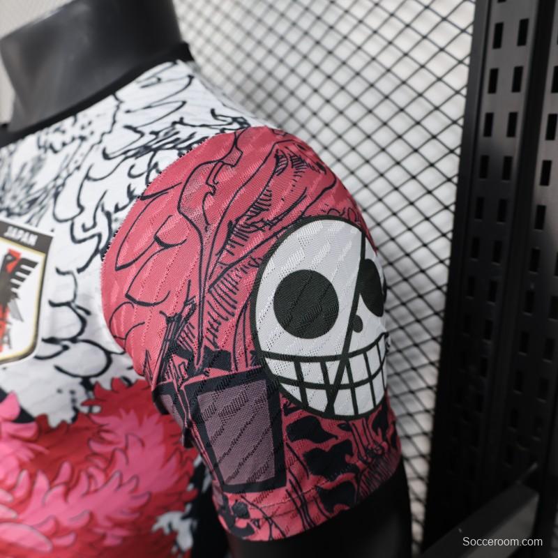 Player Version 2025 Japan White with Anime Character Pattern Jersey