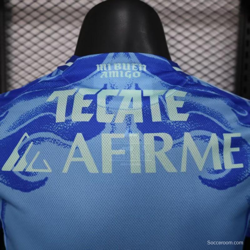 Player Version 25/26 Tigres Away Blue Jersey