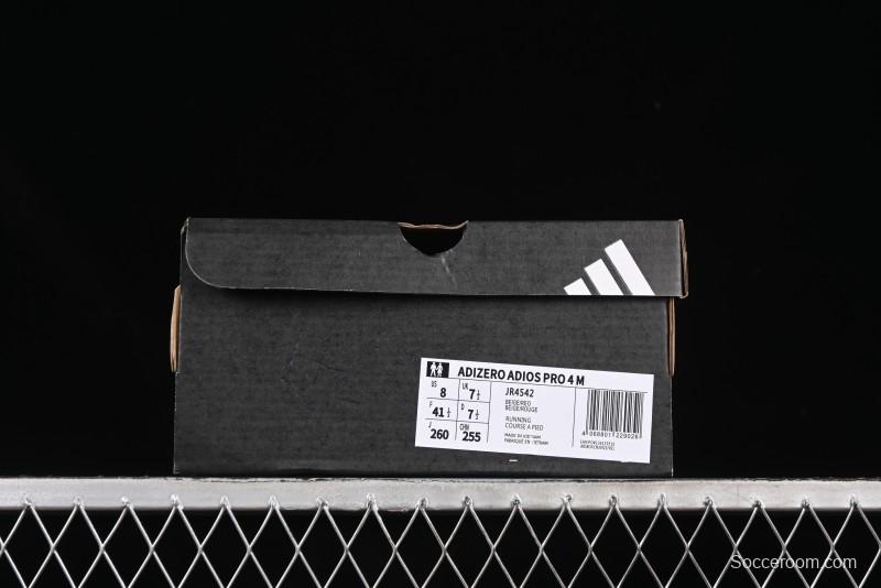 Adidas Adizero Adios 4 Running Shoes Lightweight Breathable Low-Top - JR4542