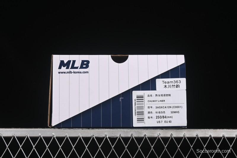 New York Yankees MLB Chunky Liner Custom Platform Sneakers - 3ASXCA12N50WHS