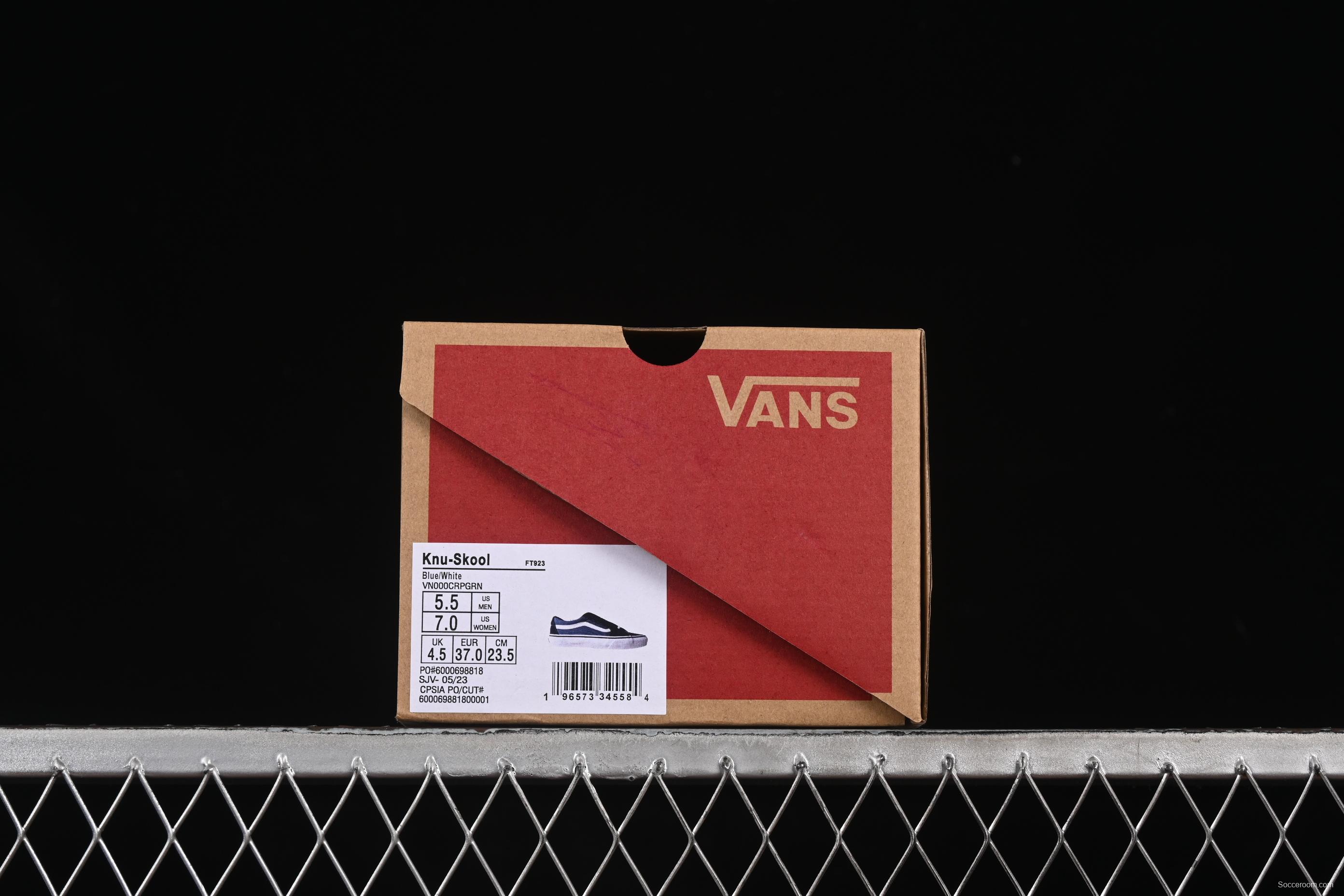 Vans Knu-Skool High Street American Retro Casual Canvas Skate Shoes - VN000CRPGRN