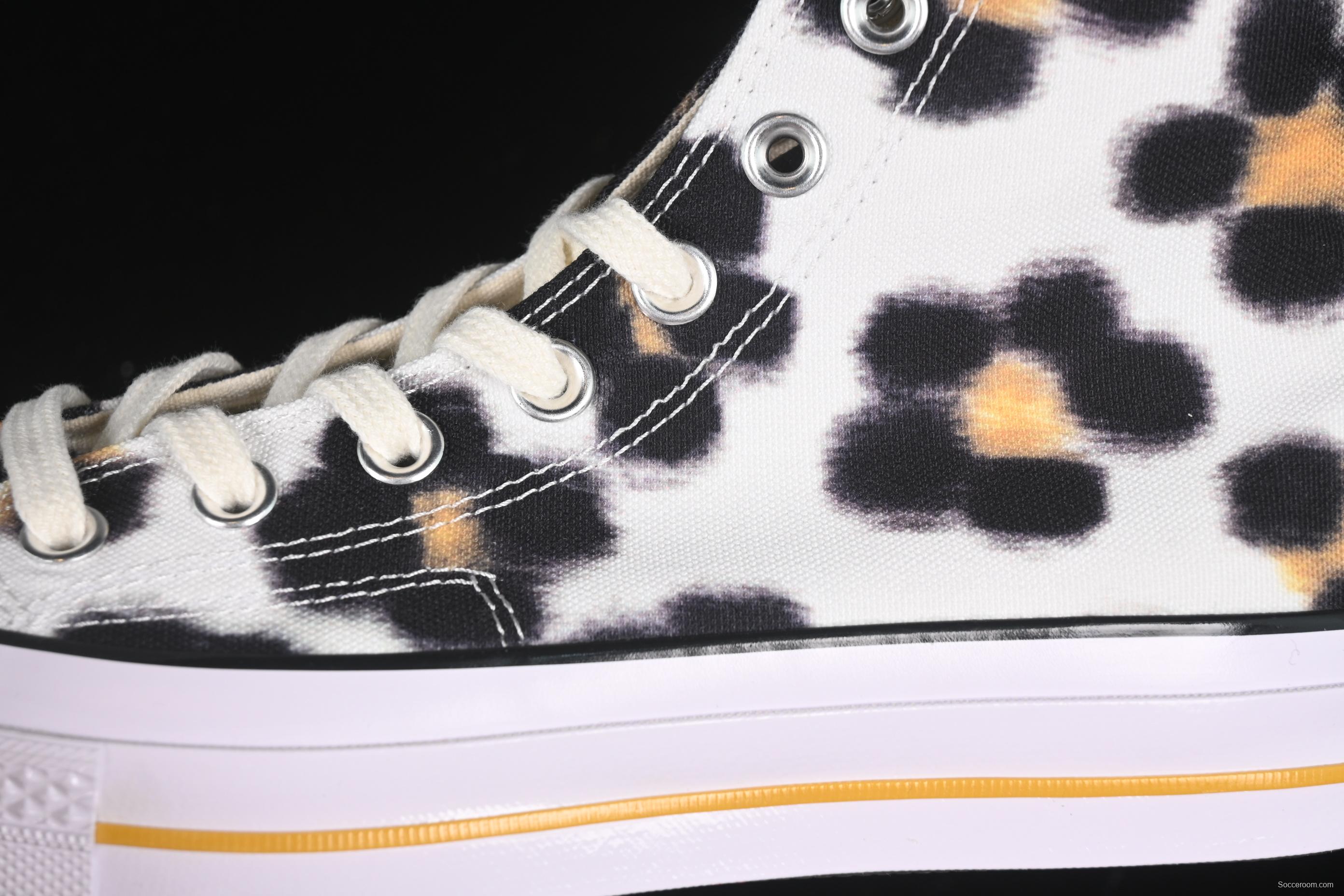 Kenzo Chuck Taylor Ox Hana Leopard Cypress High Top Sneakers - A14788C