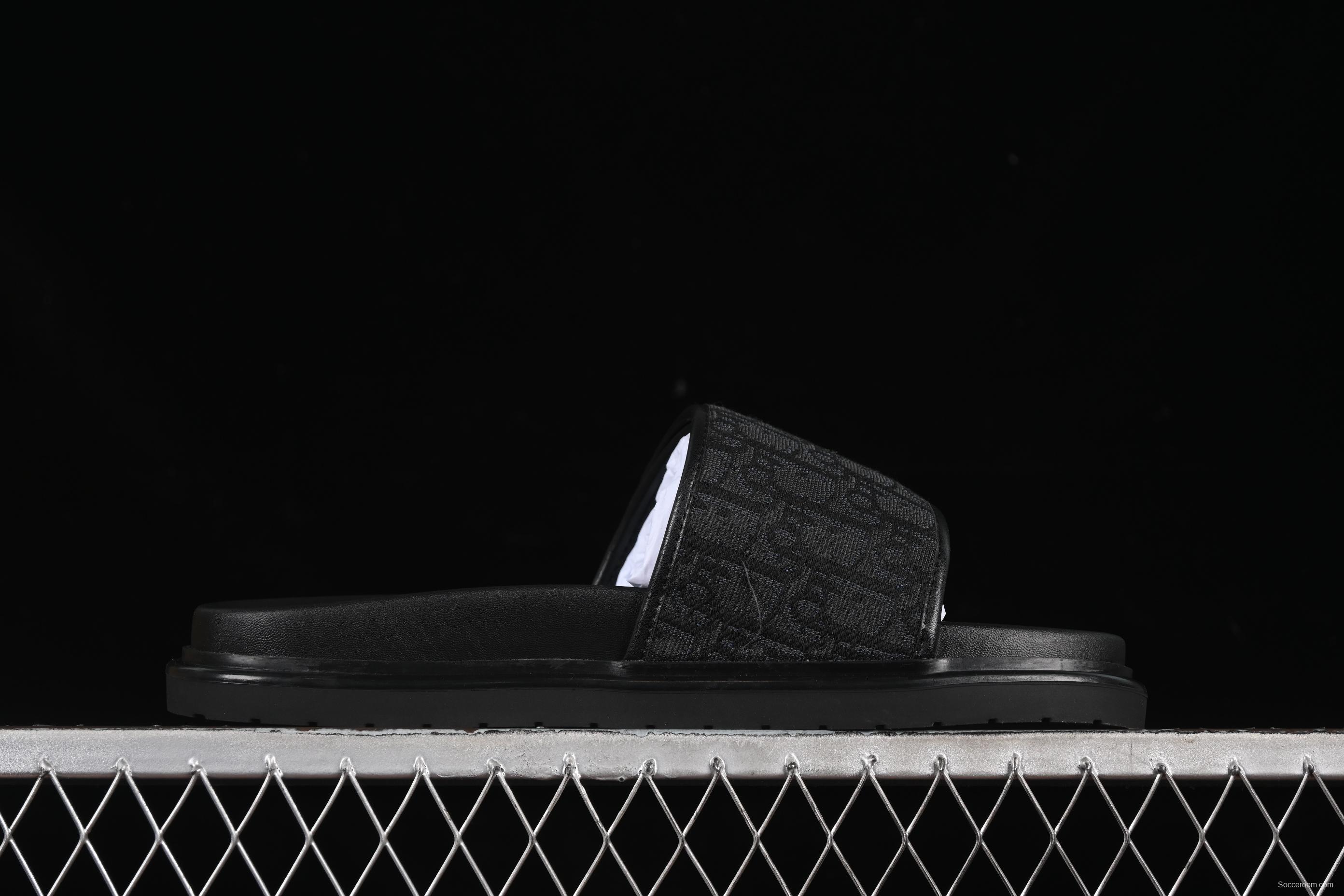 Dior Aqua Summer Men's Platform Casual Sandals with Oblique Print - 3SA126ZSA