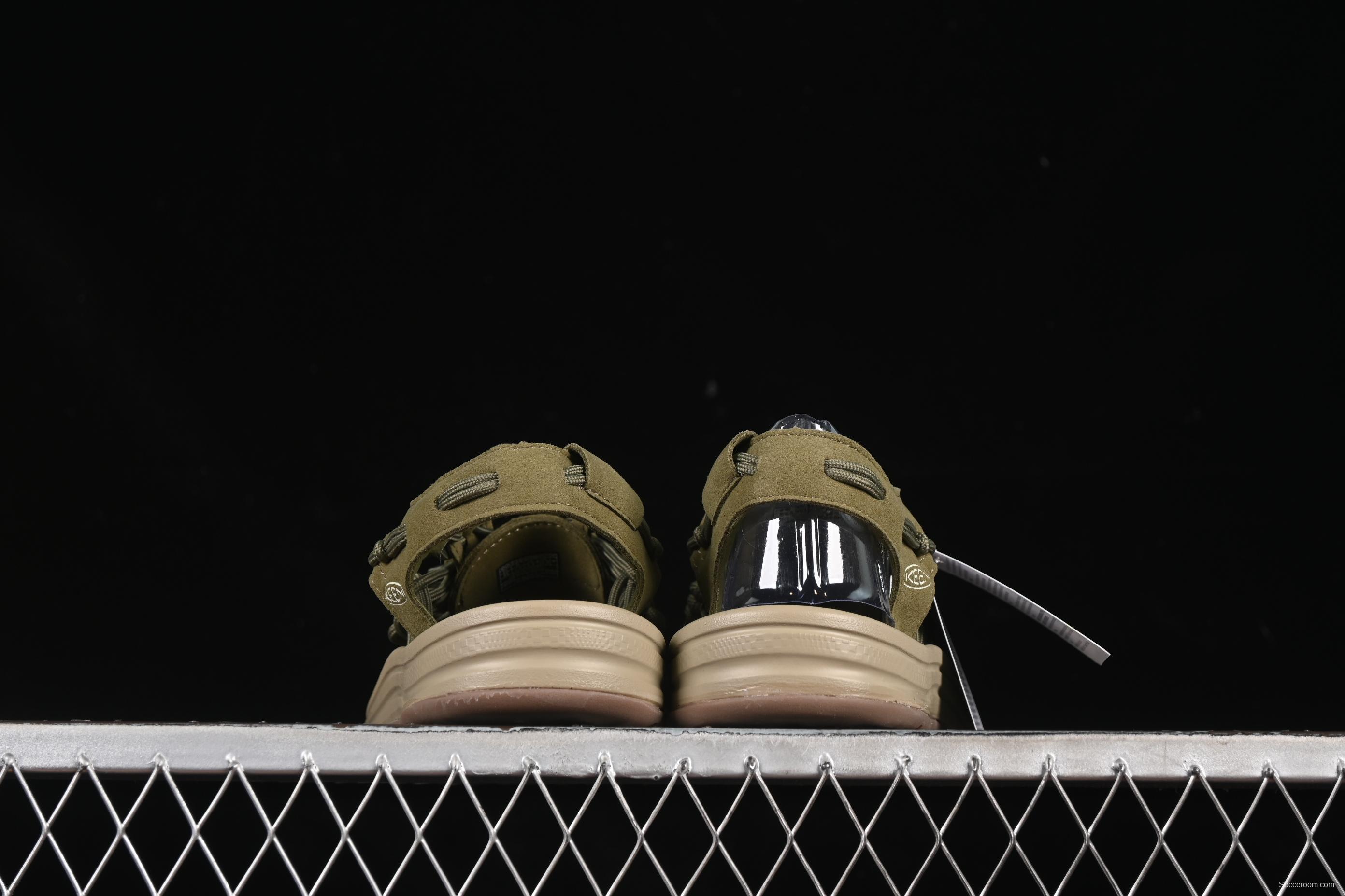 Keen Uneek Flat-M Woven Elastic Strap Casual Outdoor Water Sandals - 1014097