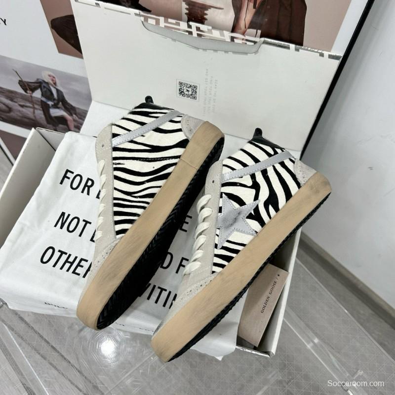 2024 Unisex GGDB Black White Grey Suede High Top Sneakers MJ00300