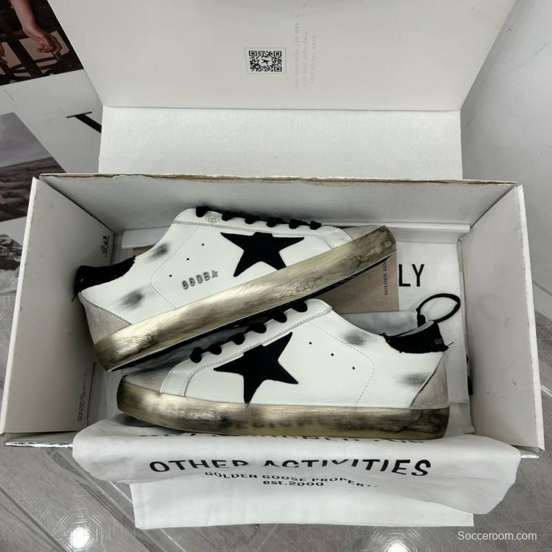 2025 Men GGDB White Black Leather Suede Sneakers SUPER STAR