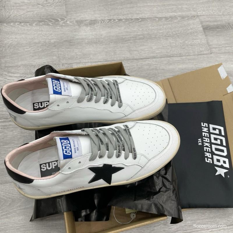 2024 Unisex GGDB White Black Leather Sneakers MJ00260