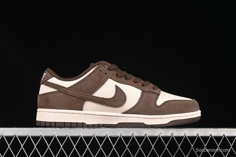 Nike SB Dunk Low White Mocha Low-Top Casual Skate Shoes - FQ8249-104