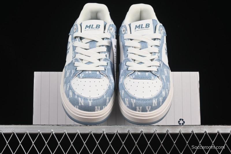 Adidas NY MLB Chunky Liner Embo Monogram New York Yankees Height-Increasing Thick Sole Casual Running Shoes - 3ASXV015N50BLS