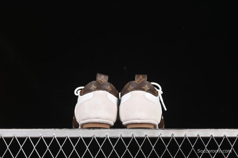 Louis Vuitton Sneakerina Round-Toe Lace-Up Ballet Style Flat Training Shoes - N.F6