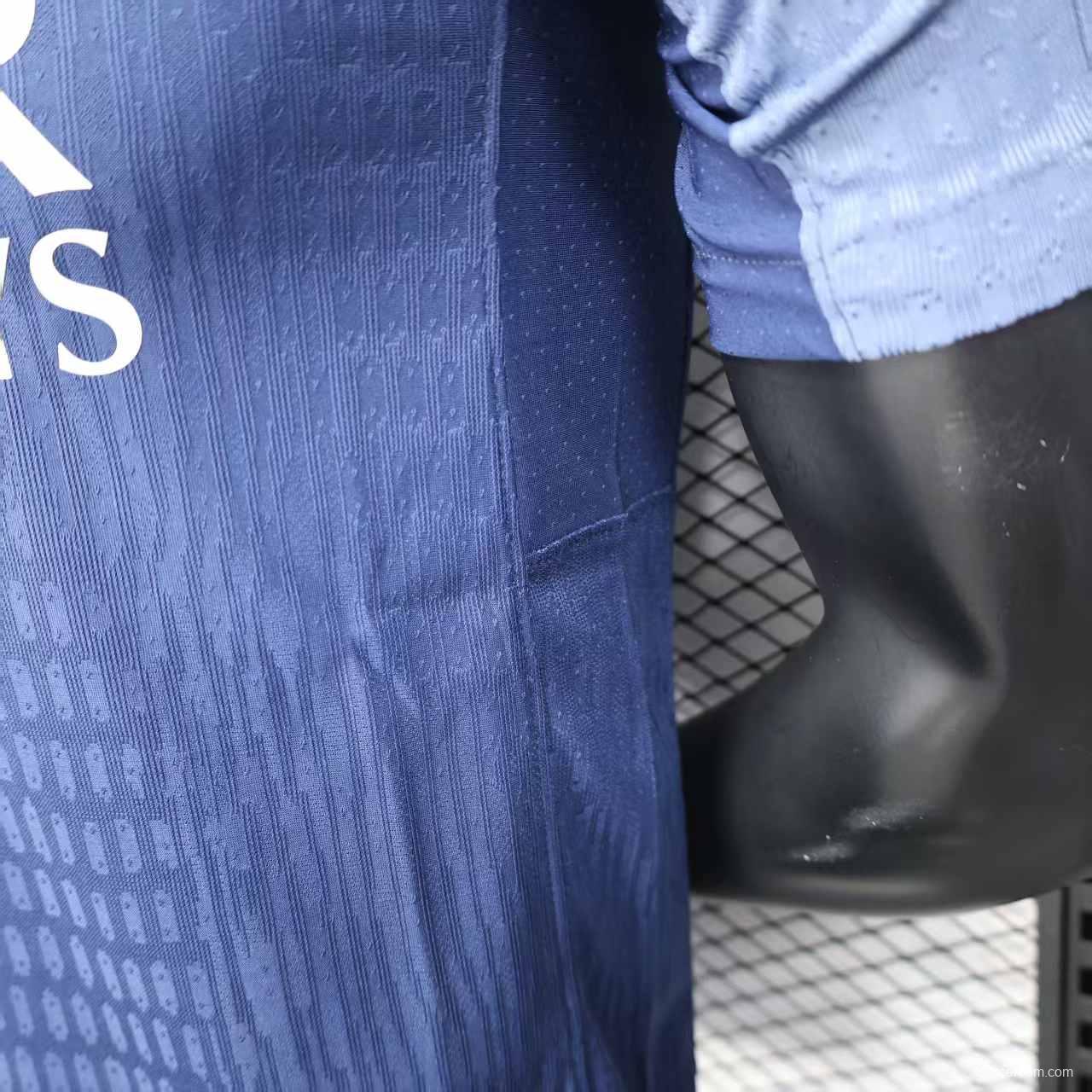 Player Version 25/26 Paris Saint-Germain PSG Blue with Vertical Stripes Jersey