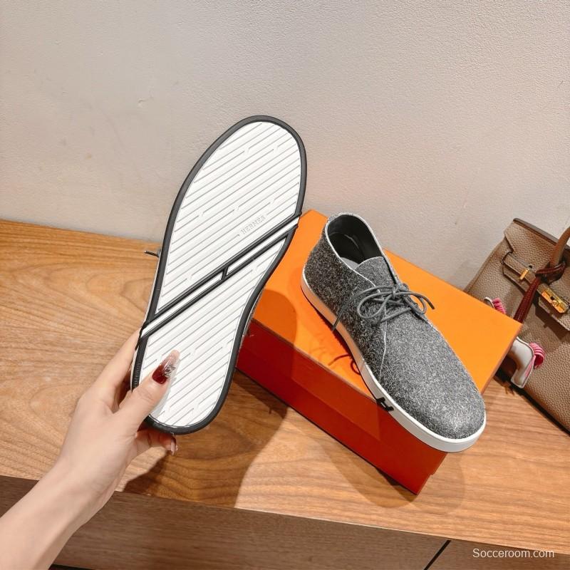 2025 Unisex H Grey Felt Boots AS00380