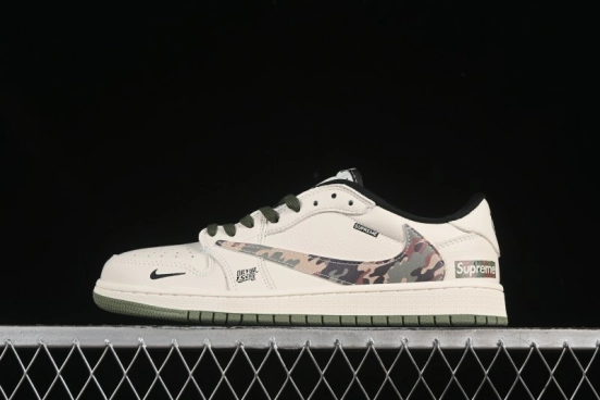 Nike Travis Scott x Fragment Design x Air Jordan 1 Low OG SP AJ1 Low Top Casual Sneakers - XS2024-046