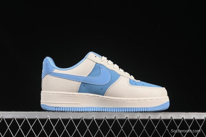 Nike Air Force 1 '07 Low Gucci Collaboration Ice Blue Low-Top Casual Sneakers - DF0188-067