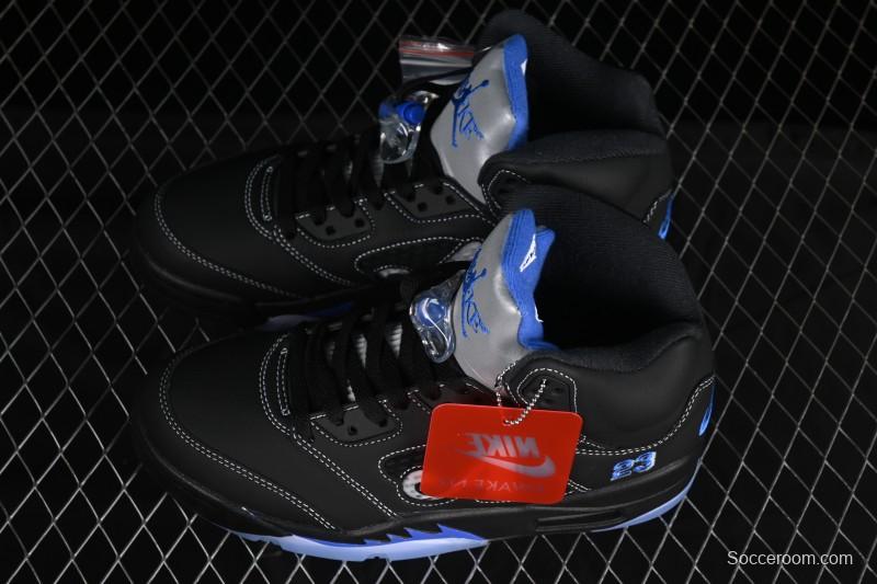 Nike Awake NY x Air Jordan 5 Black Metallic Basketball Shoes - DV4982-004