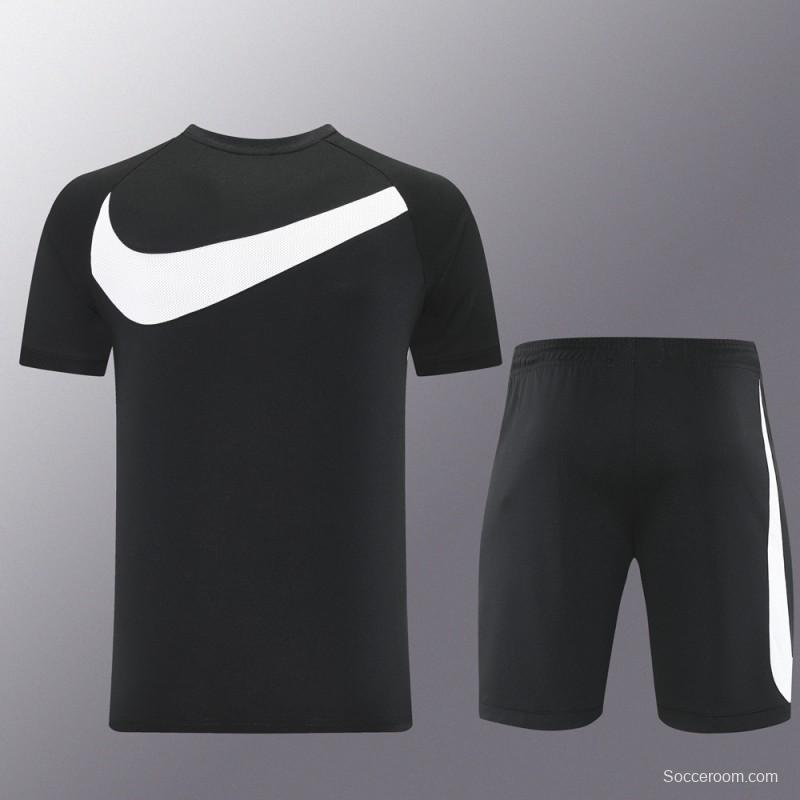 25/26 Nike Black Short Sleeve Jersey+Shorts