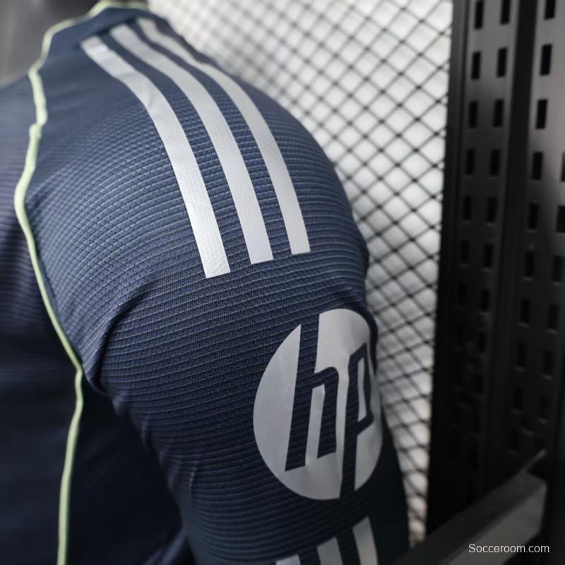 Player Version 25/26 Real Madrid Away Long Sleeve Jersey