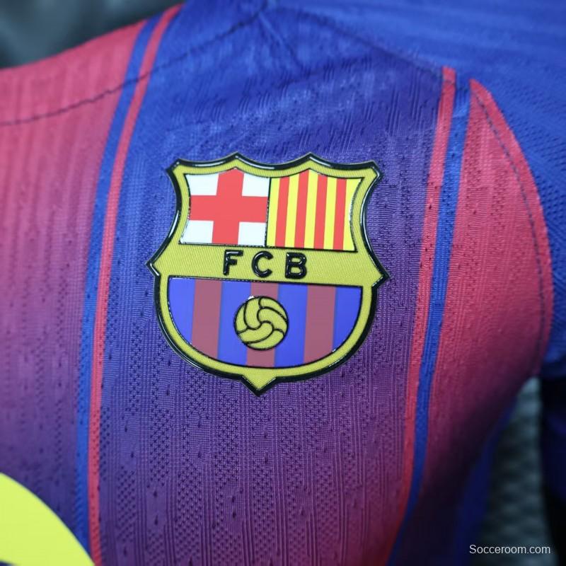 Player Version 25/26 Barcelona Home Jersey