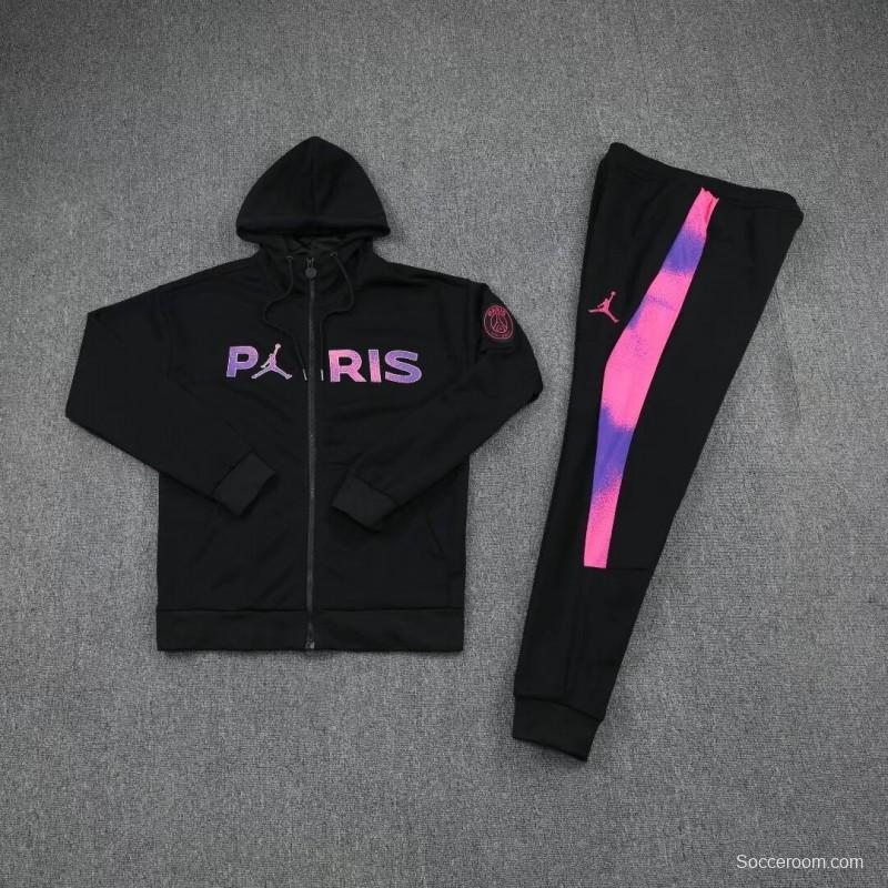 25/26 PSG Jordan Hoodie Full Zipper Jacket + Long Pants