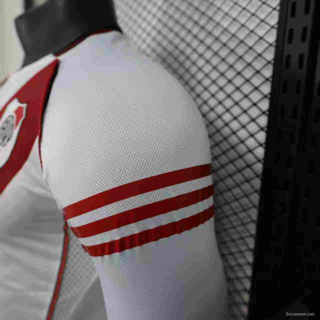 Player Version 25/26 River Plate Home Long Sleeve Jersey