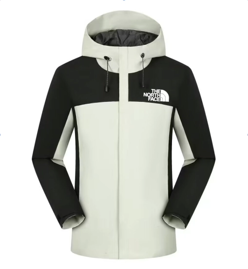 2025 The North Face Men's Mountain Light Jacket - Classic Black/Cream Colorblock
