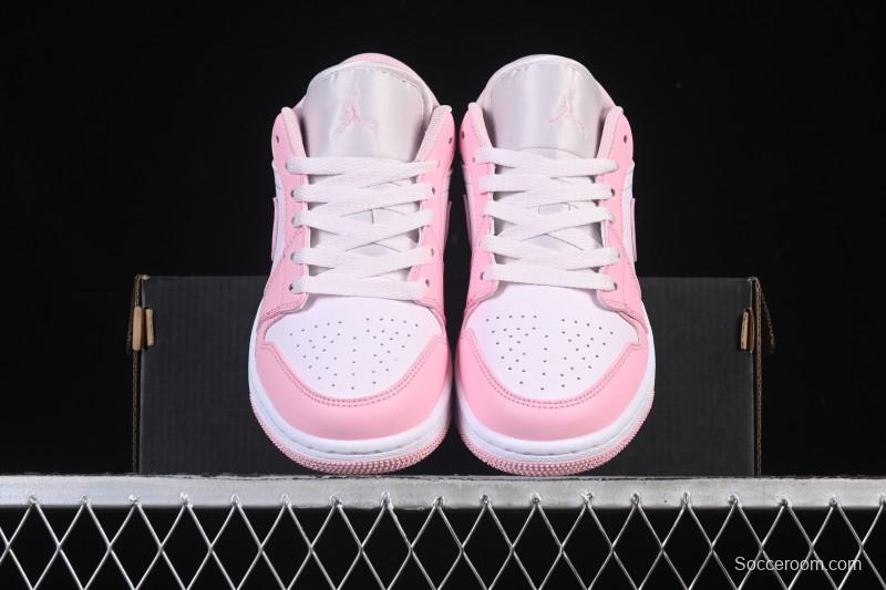 Nike Air Jordan 1 Low AJ1 Pearl Pink Low-top Casual Sneakers - 553560-614